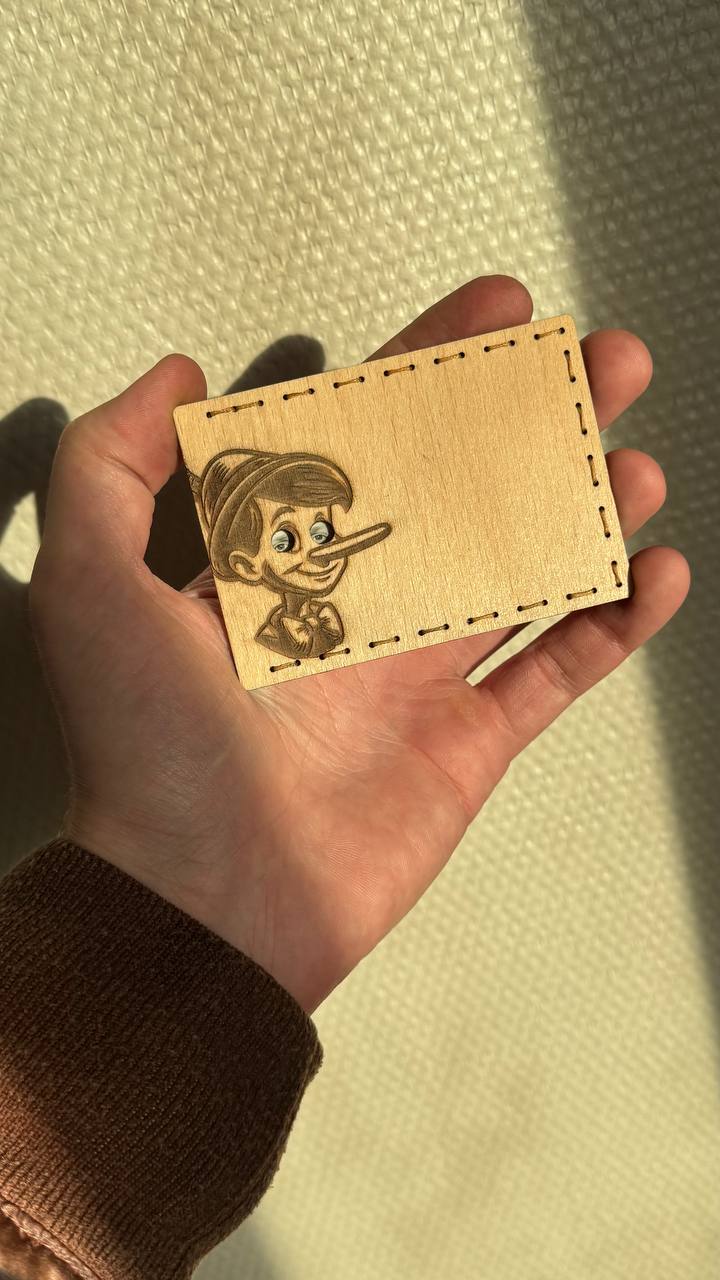 Pinocio Card Cover