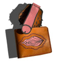 Bold Gift Set: Handcrafted Leather Wallet & Belt Carabiner