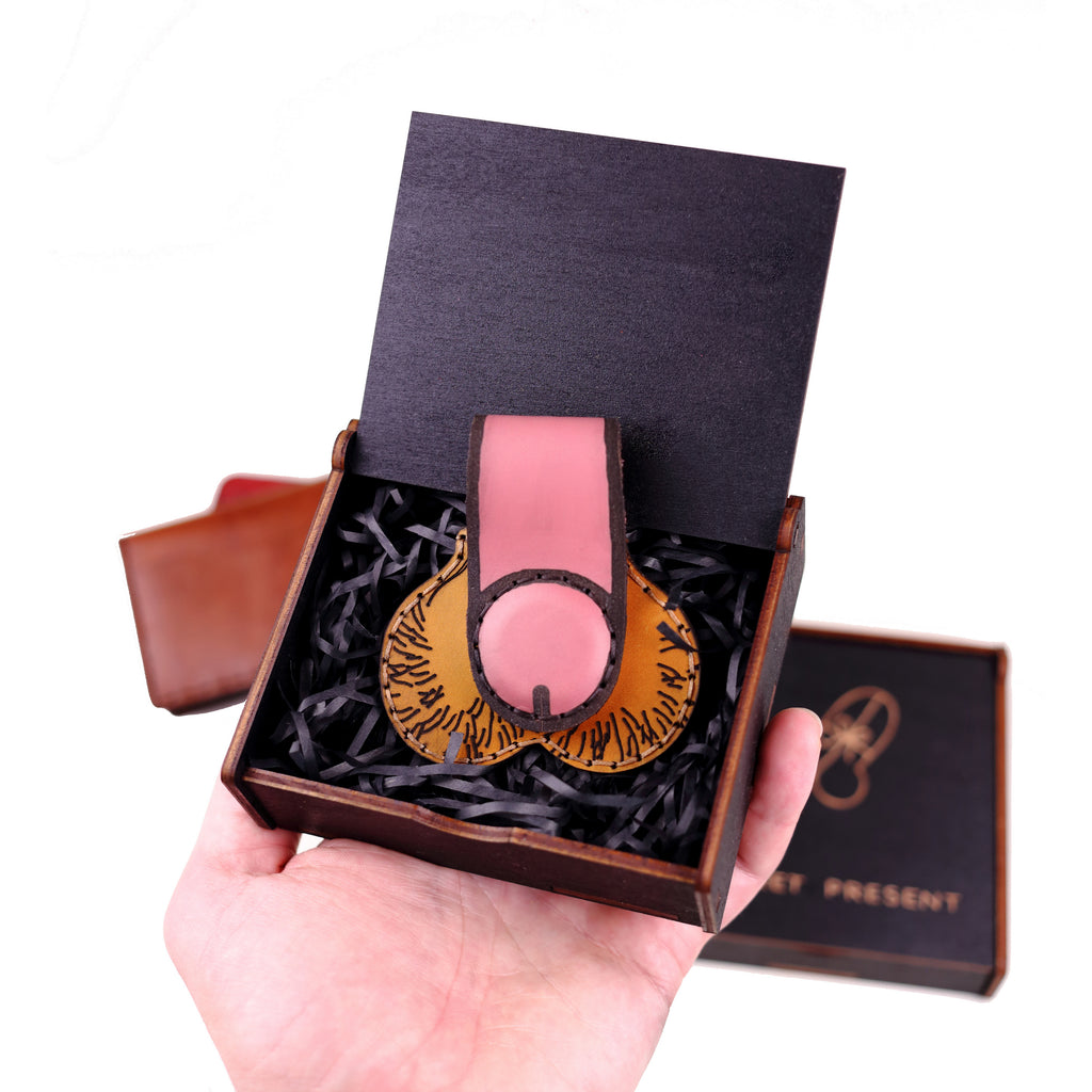 Cheeky Rocket Wooden Gift Box | Handcrafted Secret Box for Money Clip