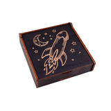 Cheeky Rocket Wooden Gift Box | Handcrafted Secret Box for Money Clip