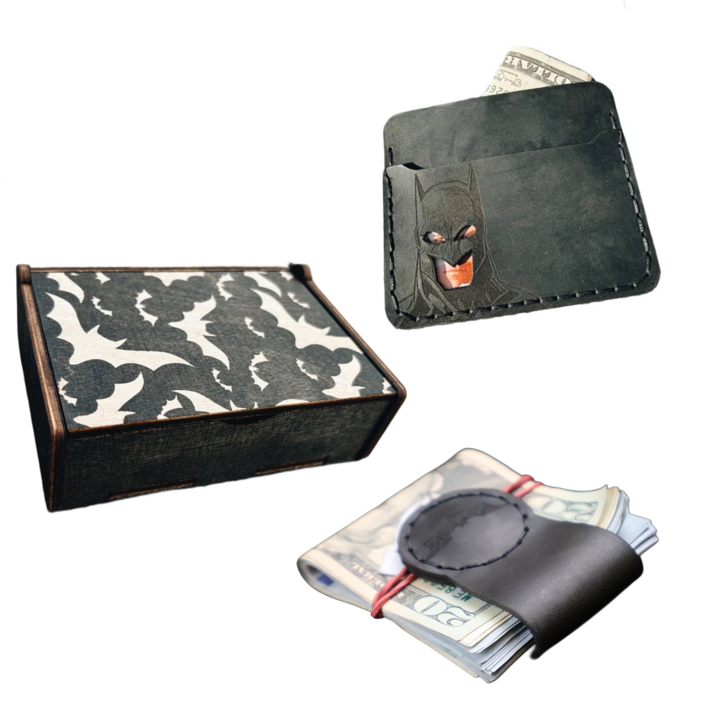 Bat holder Gift Set witn Money Clip