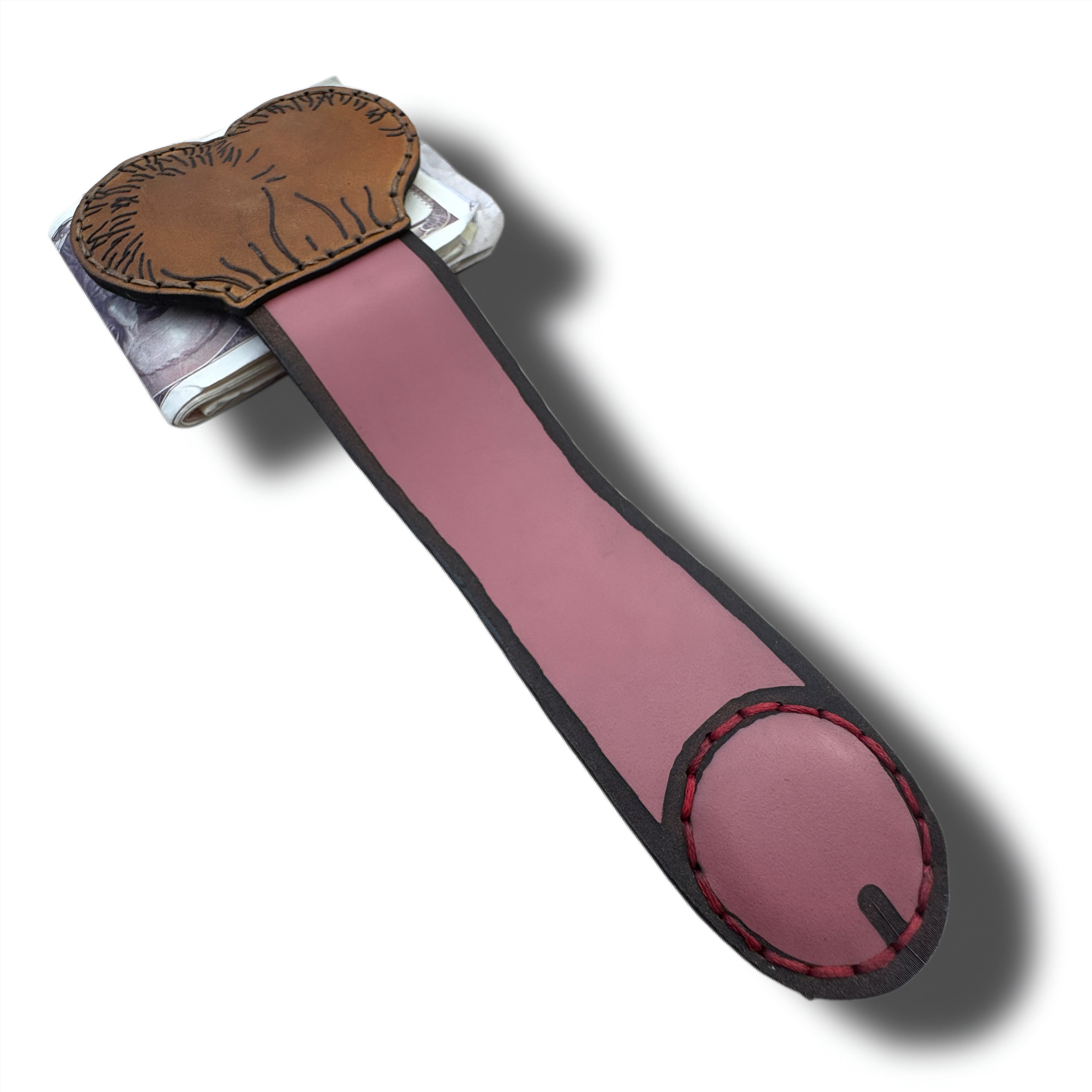 XL Cheeky Leather Money Clip | Oversized Novelty Bachelorette Gag Gift
