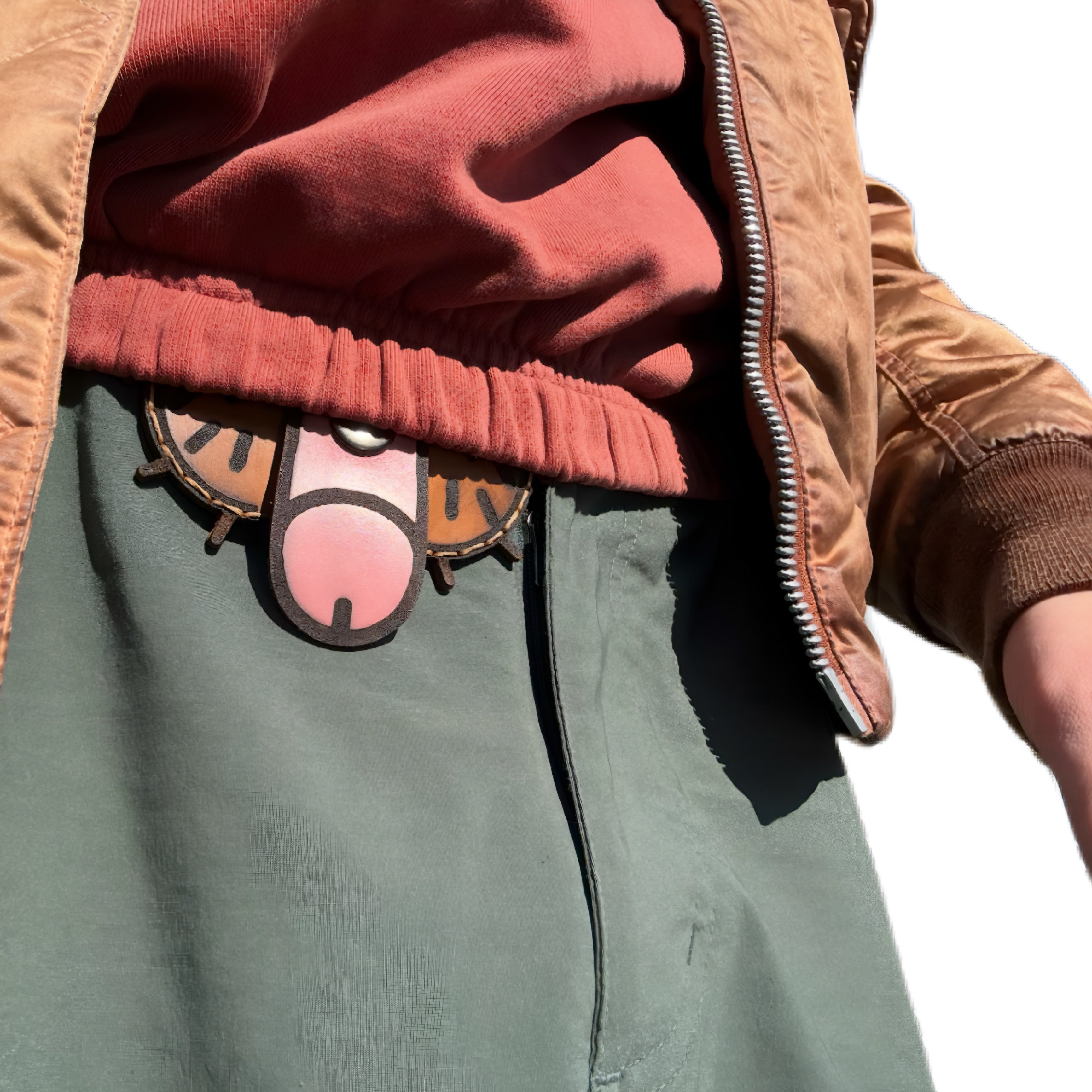 Beetle Leather Belt Pouch  |  Handmade Coin Purse & Cash Clip
