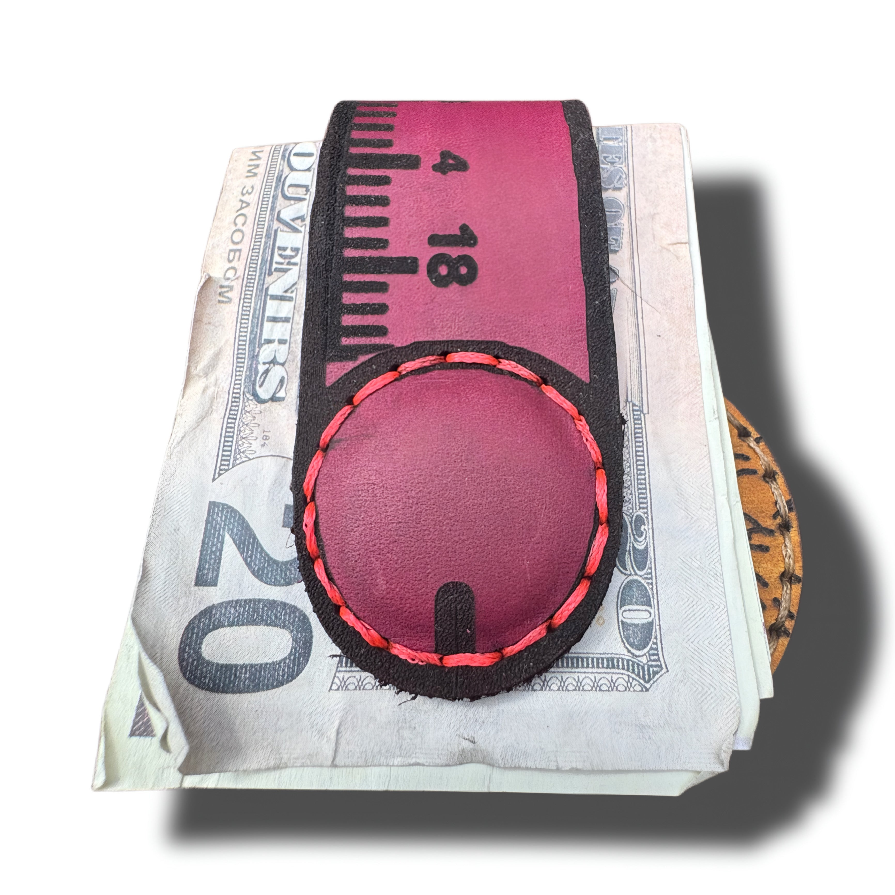 Picture Of Me Leather Money Clip | Cheeky Novelty Gag Gift
