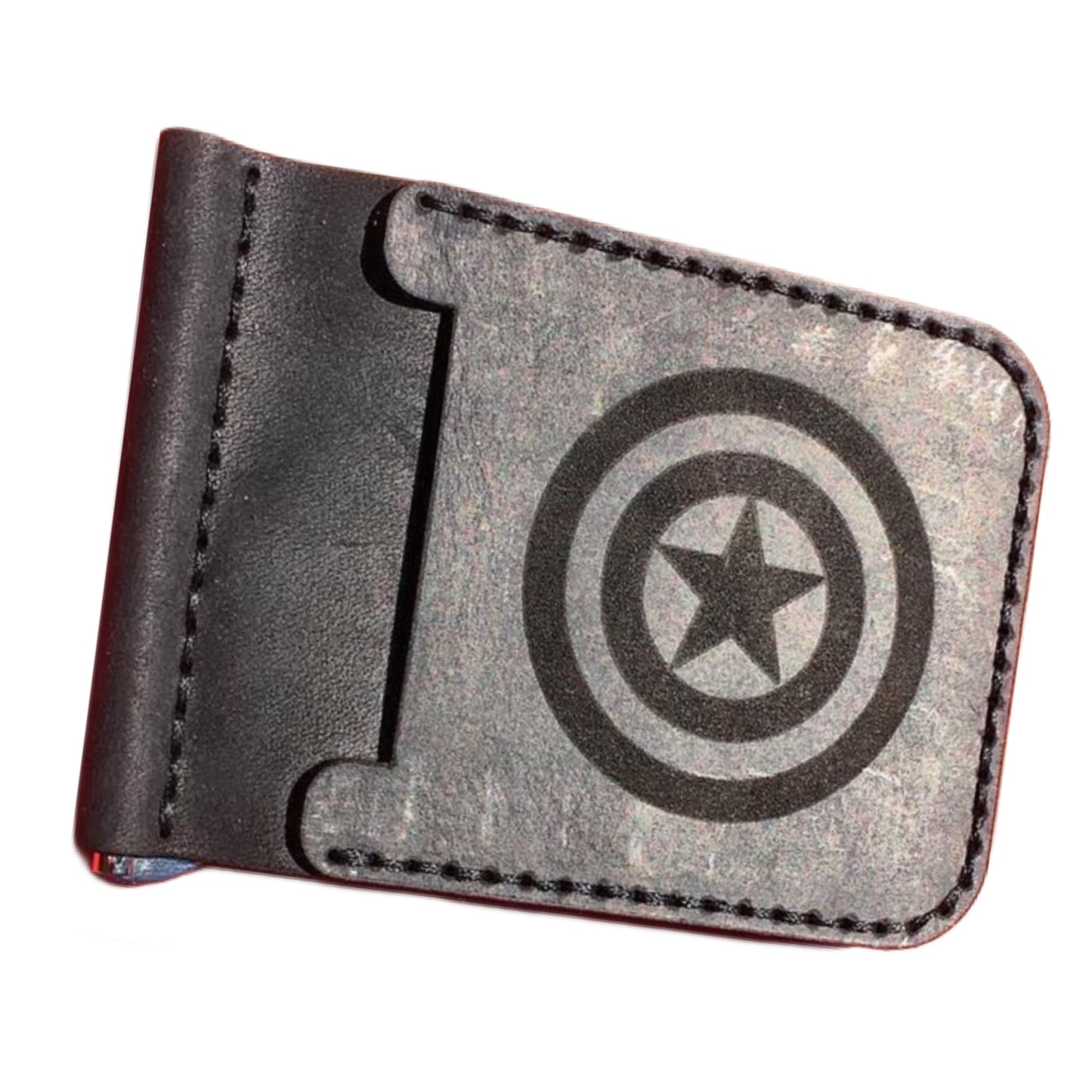Leather Money Clip
