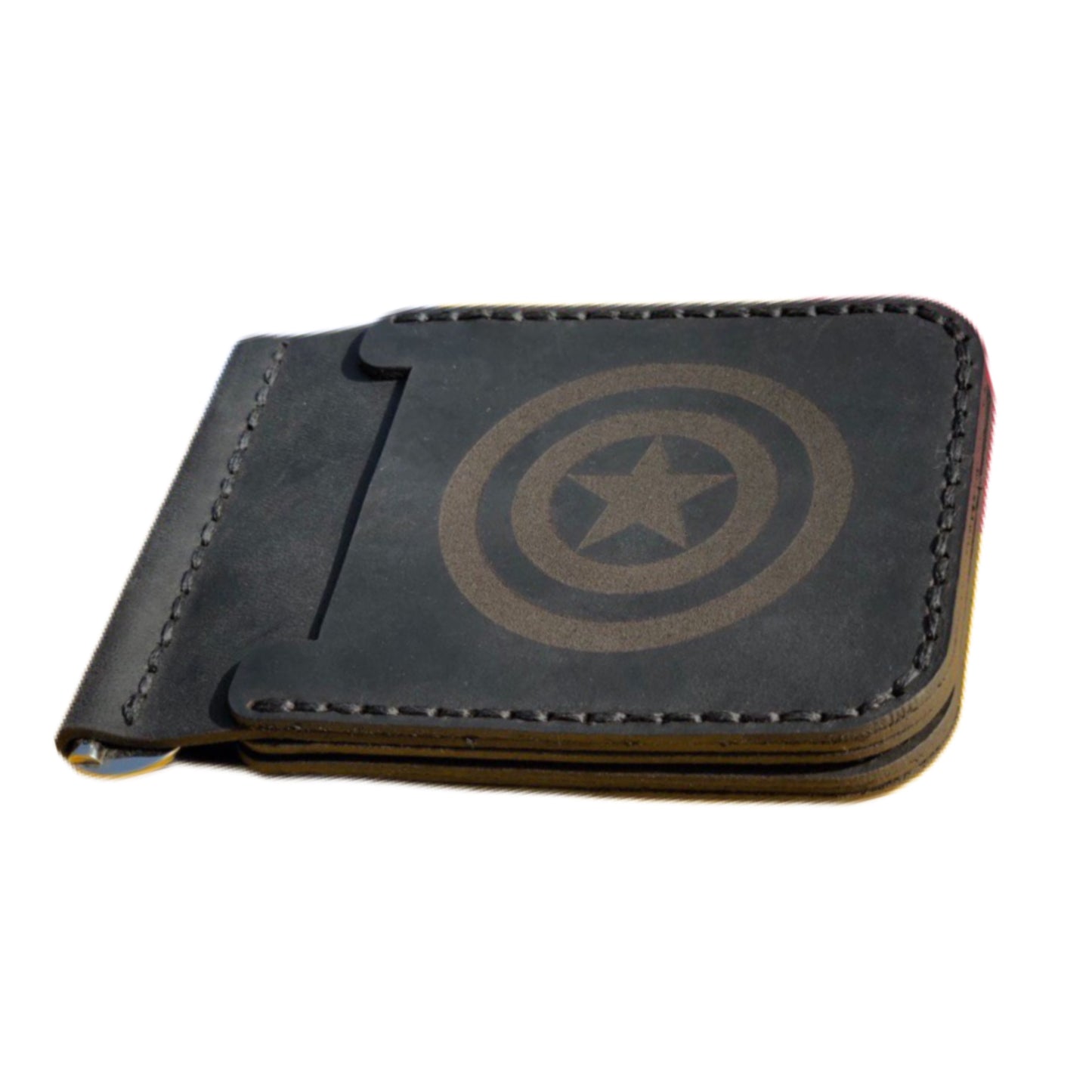 Leather Money Clip