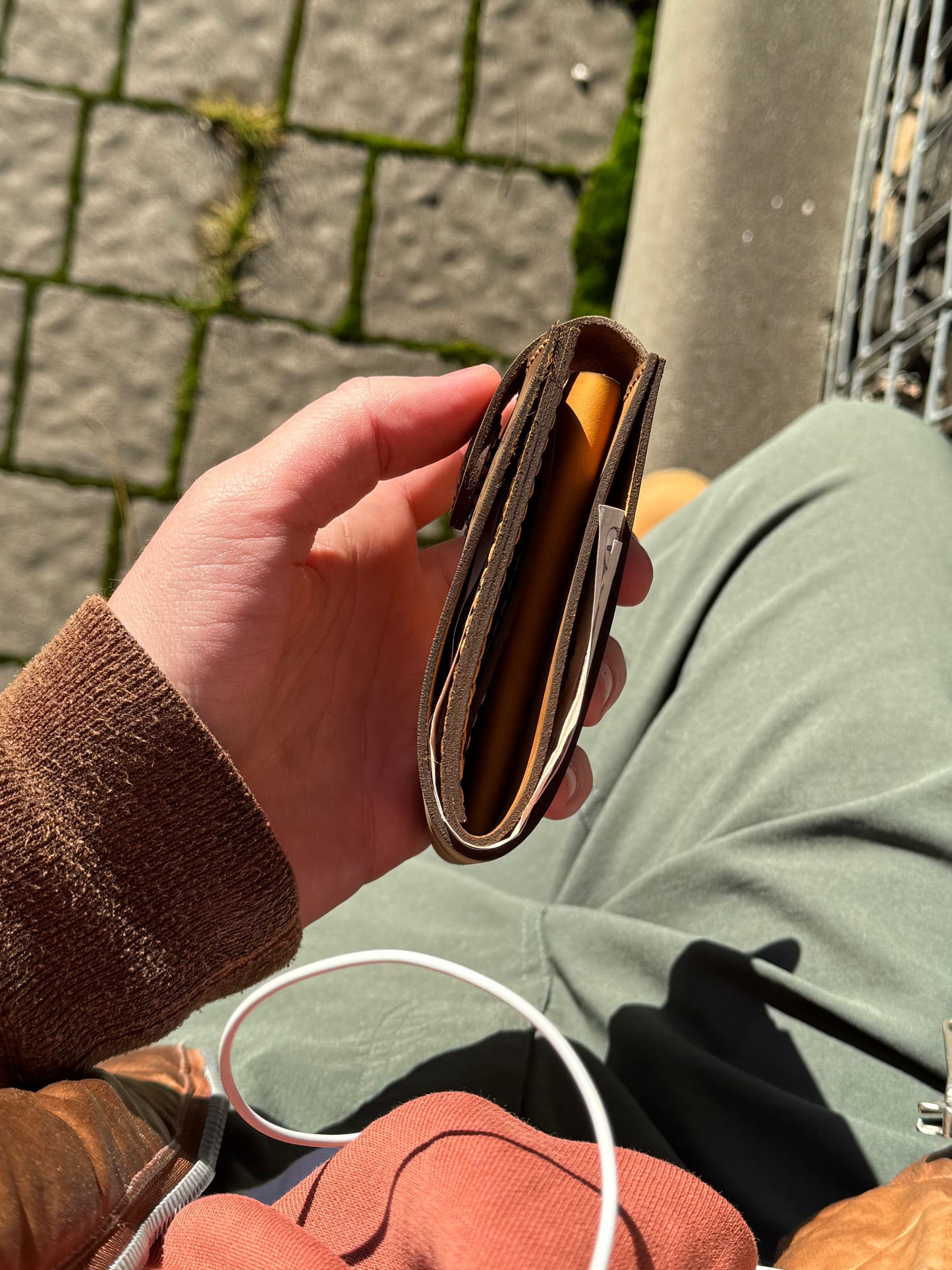 The "Hundred Dollar Bill" Leather Wallet