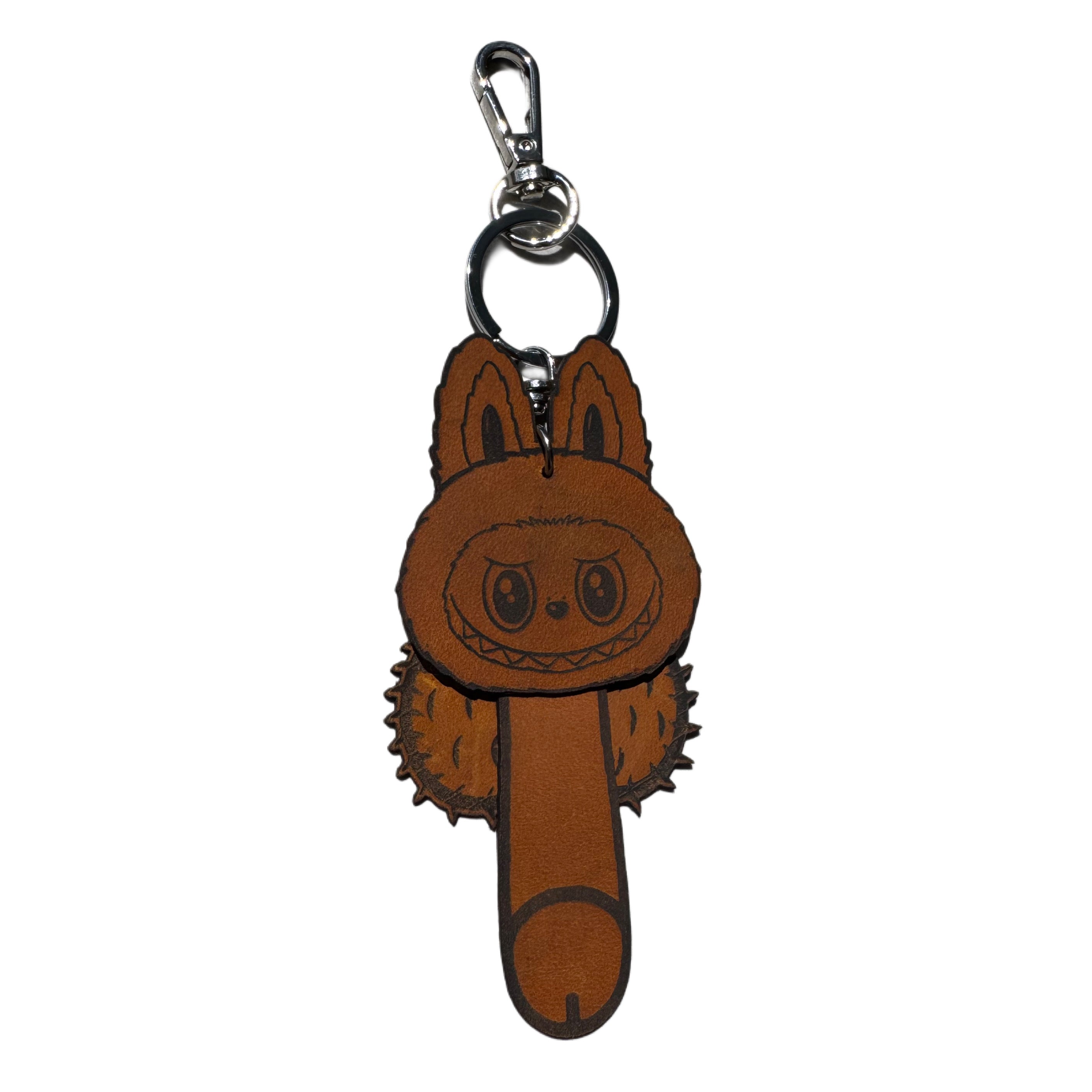 Bubu's Long Arm handcrafted leather keychain — Lamamarka