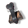 All Black Spider Web XL Leather Money Clip | Cheeky Gag Gift