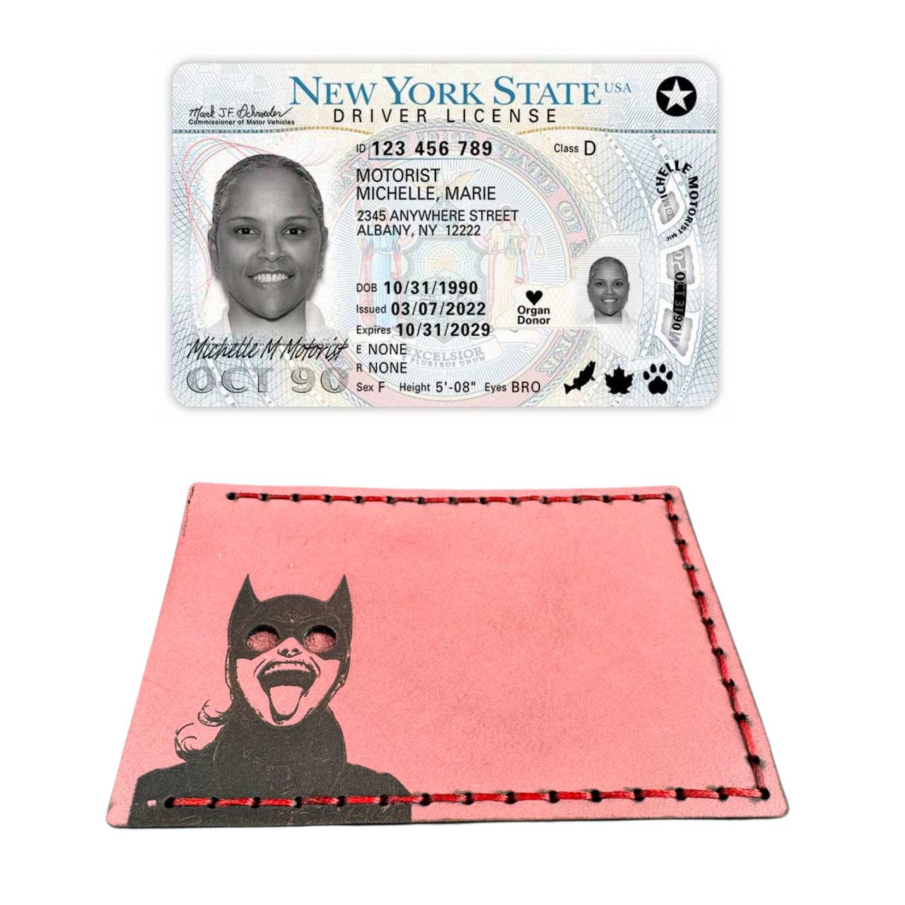 Catgirl ID Card Cover